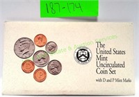 1992 U.S. Uncirculated Mint Coin Set