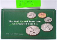 1993 U.S. Uncirculated Mint Coin Set