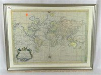 Ancient Global Map Print