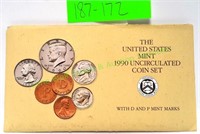 1990 U.S. Uncirculated Mint Coin Set
