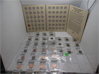 LINCOLN CENT BOOKLET, 3 SHEETS WITH 12 BARBER NICK