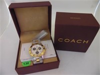 COACH WRIST WATCH WITH ORIGINAL PAPERS & BOXES