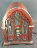 Working Replica of a 12" x 9" x 16" vintage radio,