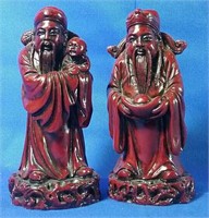 Two Asian figures