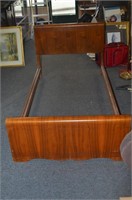 1930'S WATERFALL STYLE TWIN BED
