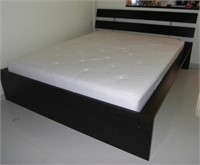 IKEA Full / Double Black Laminate Bed & Frame
