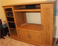 Oak Unlimited Cabinet with Hide Away Side Storage