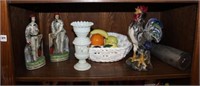 Misc Porcelains; Rooster, Staffordshire style