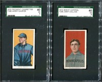Lot of Two Graded T-206 Cards.