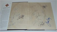 Boston Bruins Autograph Book.