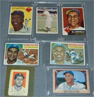 Campanella and Jackie Robinson Card Lot.