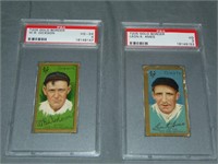 T-205 NY Giants Lot of Two Graded.