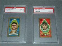 T-205 Tigers Lot of Two Graded.