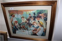 Framed Print of Renoir’s Luncheon of the