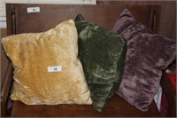 Three Soft Accent Pillows