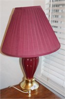 Table Lamp of Ceramic and Metal with