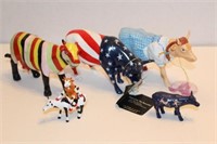 Group of Bovine Figurines Includes