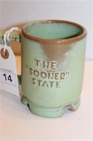 Frankoma Green Coffee Mug