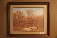 Signed Print of Cotton Harvest
