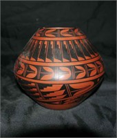 Large Jemez Pottery Bowl w/ Certificate