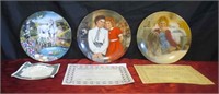 3 Misc. Commemorative Plates