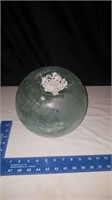 Japanese Glass Float - 9 3/8" Clear Blue Tint