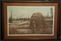 Artist Proof Grizzly Print by Charles Gause