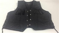 Navarre Leather Co. Genuine Buffalo Leather Vest