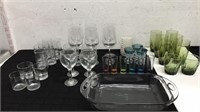 Glass Stemware, Colored Shot Glasses & More