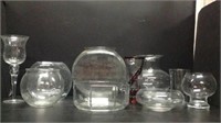 Assorted Glass Vases, Bowls & More!