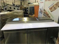 New 5 ft Stainless Steel Salad Prep Table