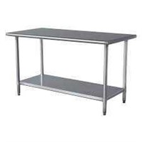 New 30 x 48 Inch Stainless Steel Table