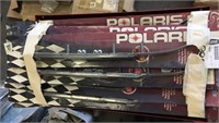 Lot with ten Polaris carbide runner ski rails p/n: