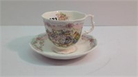 ROYAL DOULTON CUP AND SAUCER "THE WEDDING"