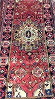 PERSIAN HAND KNOTTED WOOL RUNNER