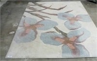 Area rug approximately 100" X 67"