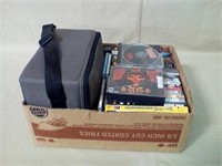 Box CD's, DVD's, and computer games