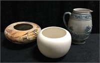 Three Pottery Pieces
