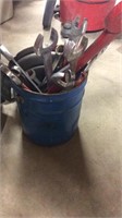 Assortment of box end wrenches from 7/8 to 55 mm
