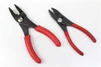 (2) "Snap-On" Slip Joint Pliers