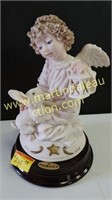 Giuseppe Armani "Cherub with Rabbit" Porcelain