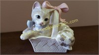 Lenox "Sweet Surprise" Cat, Signed