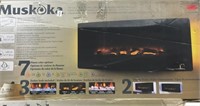 Muskoka Electric Fireplace 42" Retails $170