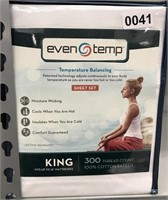 Even Temp King Sheets-WHITE Retails $75