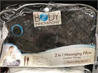Body Innovations 2 in 1 Massaging Pillow-BROWN