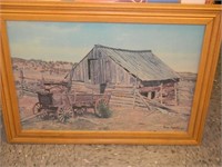 RAY EYERLY 1969 "HAS BEEN" FRAMED PRINT