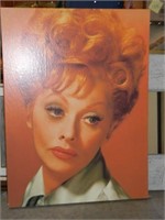 LARGE LUCILLE BALL ON CANVAS