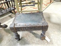 Mediterranean style antique foot stool