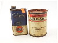 Vintage Gulf “Gulfspray” insect killer can and