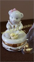Lenox "Sailor Girl" Teddy Bear Treasure Box